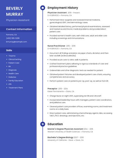 Resume example 4