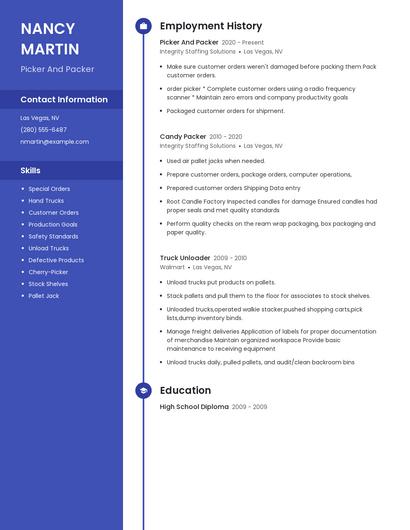 Resume example 5