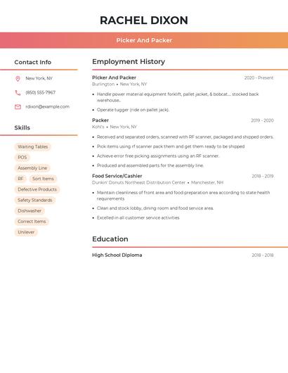 Resume example 3