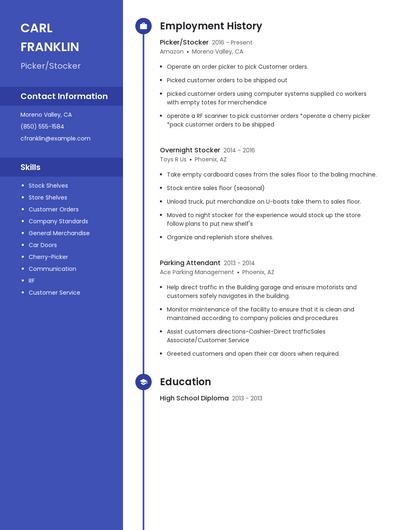 Resume example 4