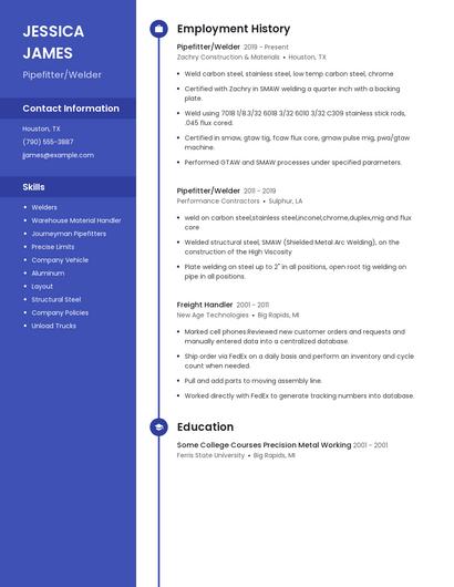 Resume example 5
