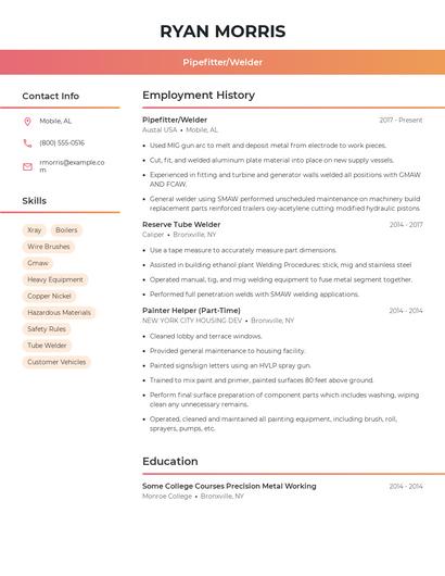 Resume example 3