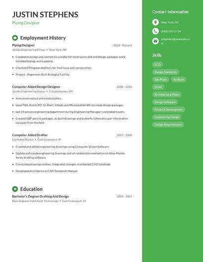 Resume example 5