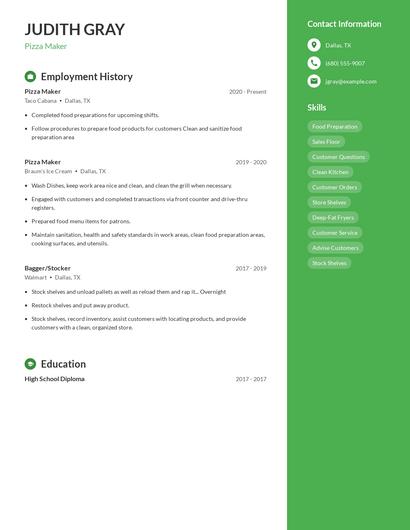 Resume example 4