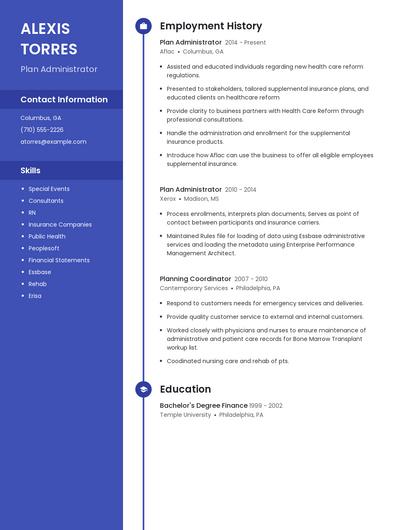 Resume example 5