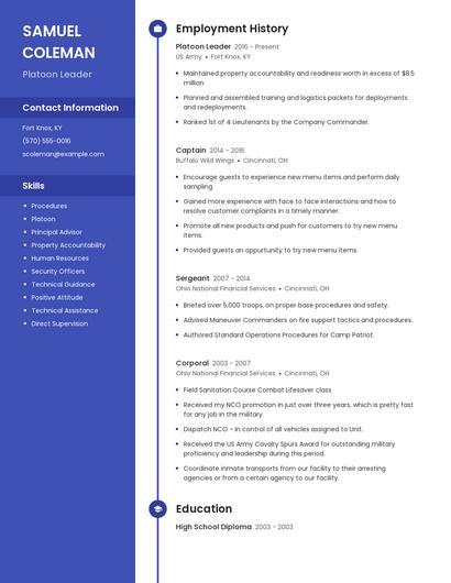 Resume example 4