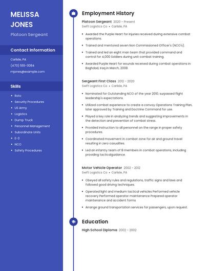 Resume example 4