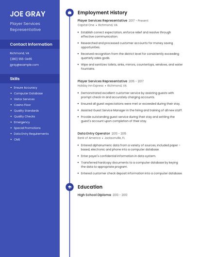 Resume example 4