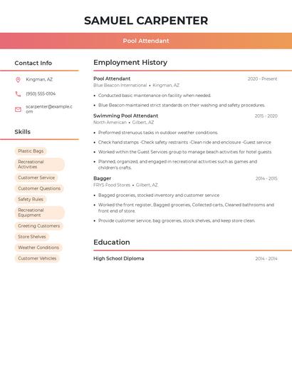 Resume example 3