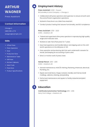 Resume example 4