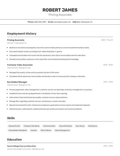 Resume example 2