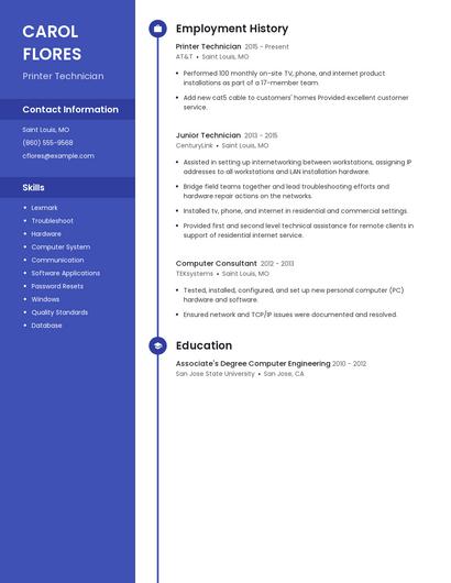 Resume example 5