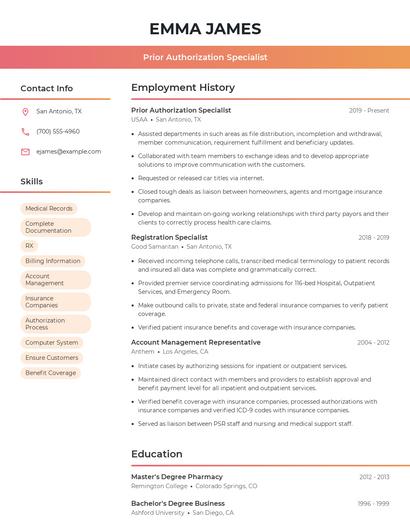 Resume example 3
