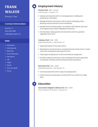 Resume example 5