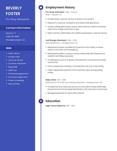 Resume example 4