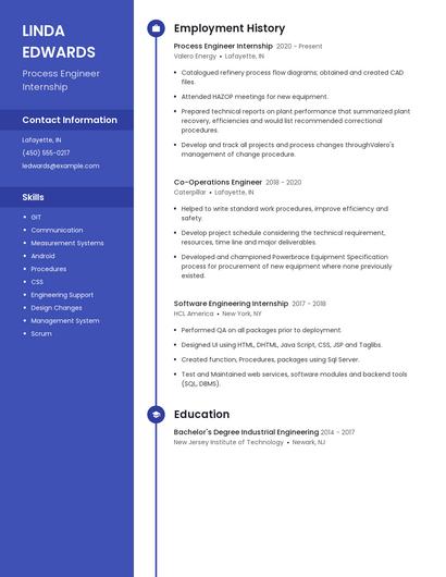 Resume example 5