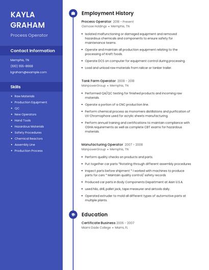 Resume example 4