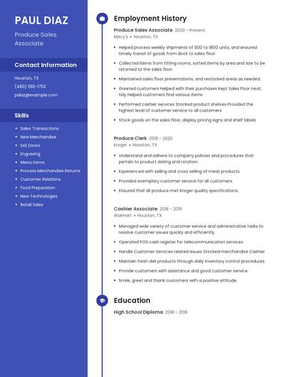 Resume example 4