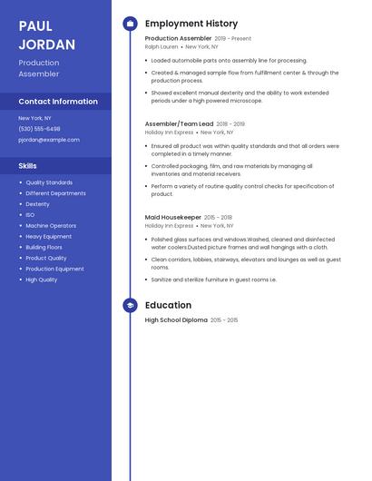 Resume example 4