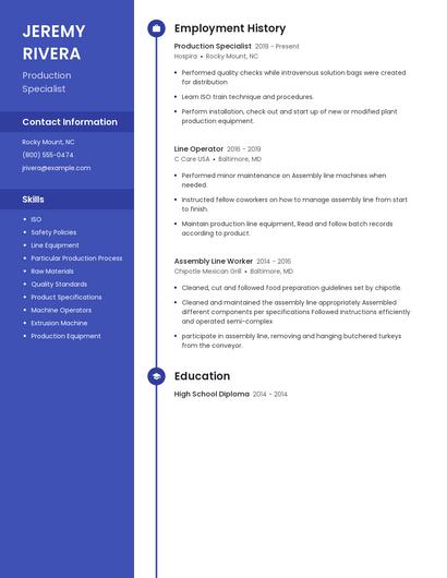 Resume example 4