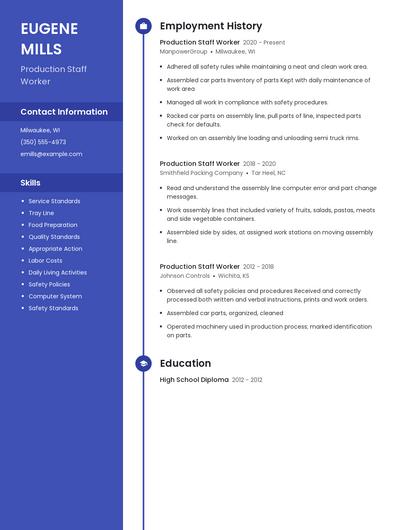 Resume example 4