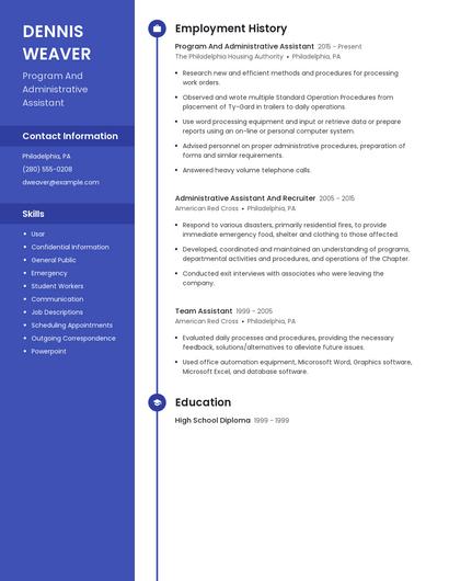 Resume example 4