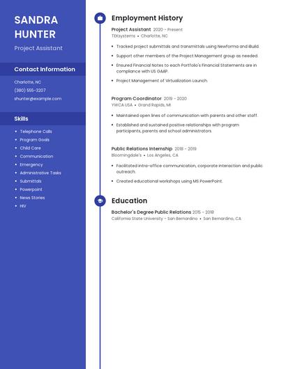 Resume example 5
