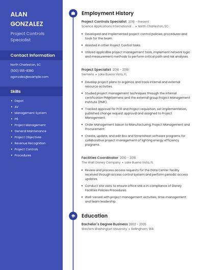 Resume example 4