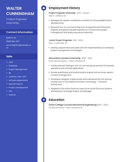 Resume example 5