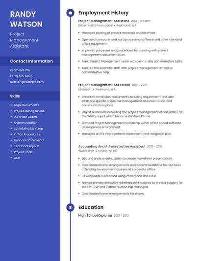Resume example 5