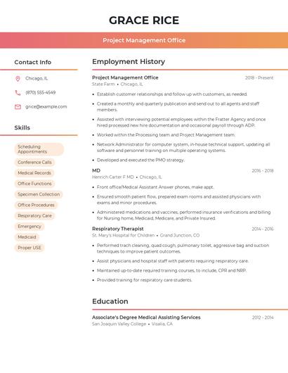 Resume example 3