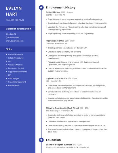 Resume example 4