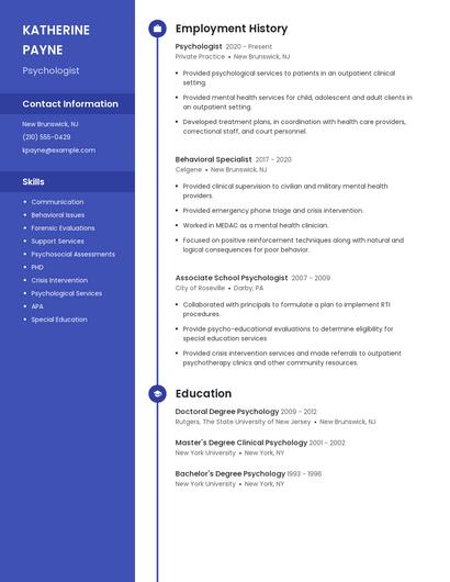 Resume example 4
