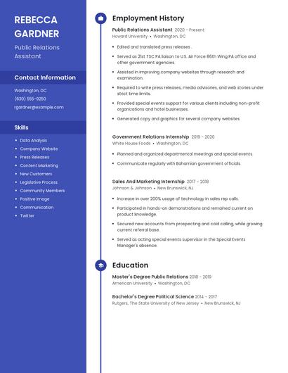 Resume example 4