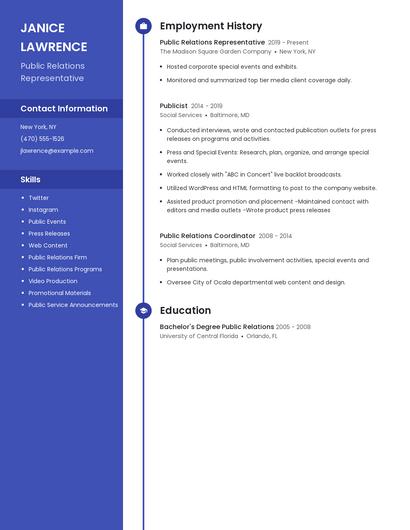 Resume example 4