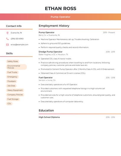 Resume example 3