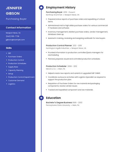 Resume example 4