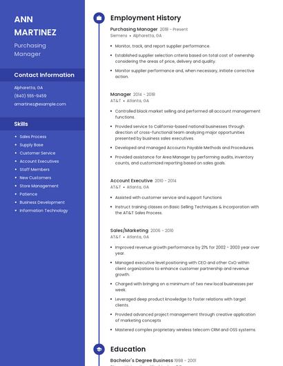Resume example 4