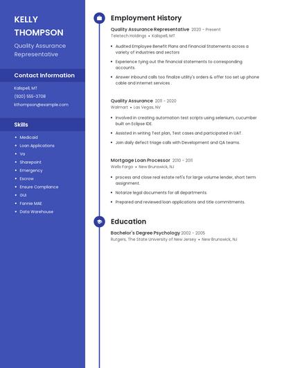 Resume example 4