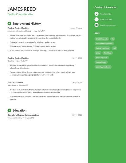 Resume example 4