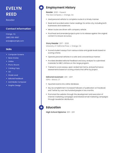 Resume example 5