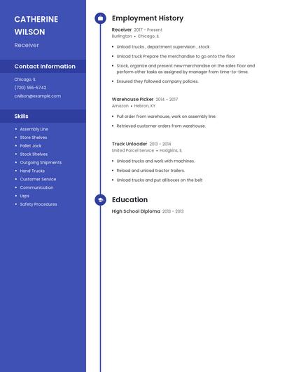 Resume example 5