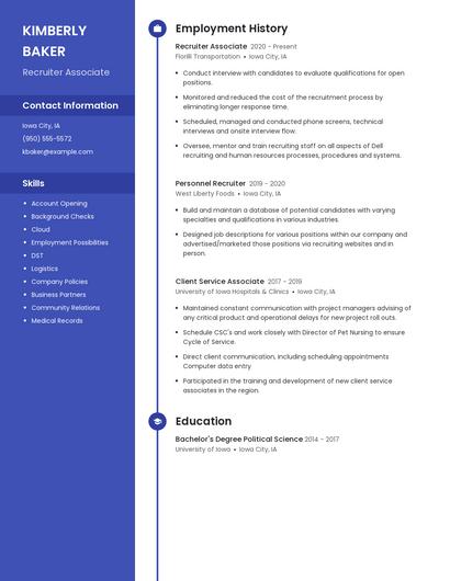 Resume example 4