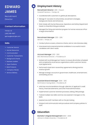 Resume example 4