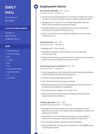 Resume example 4
