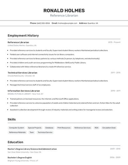 Resume example 2