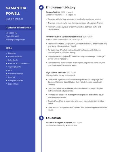 Resume example 4