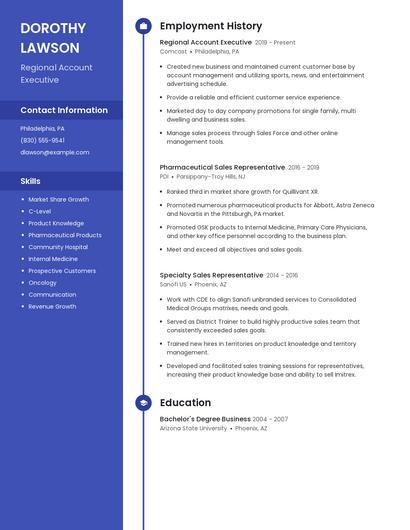 Resume example 5