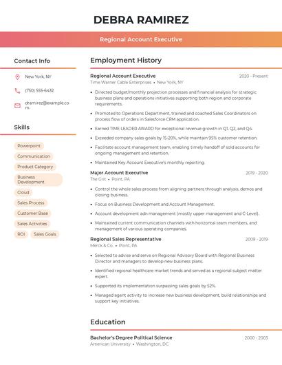 Resume example 3