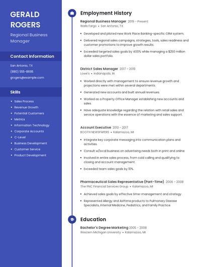 Resume example 4
